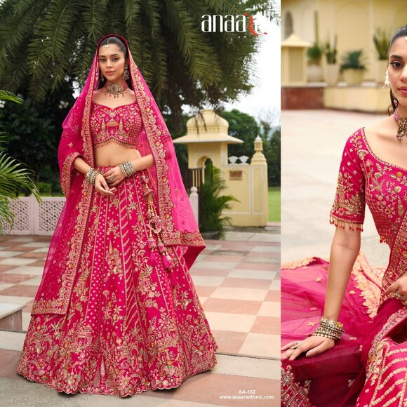 BRIDAL LEHENGA CHOLI - Picture 1 of 6